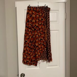 Anthropologie midi skirt